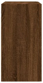 vidaXL Ντουλάπι Τοίχου Καφέ Δρυς 60 x 31 x 60 εκ. Επεξεργασμένο Ξύλο
