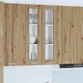 vidaXL Κρεμαστό ντουλάπι Artisan Oak 60 x 31 x 100 εκ.