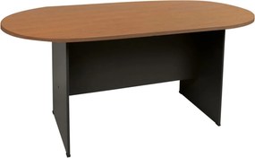 ΣΥΝΕΔΡΙΟΥ-A Τραπέζι Οβάλ Απόχρωση Dark Grey - Cherry   1τμχ