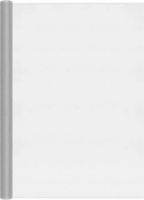 vidaXL Πλέγμα / Σήτα Ασημί 112 x 500 εκ. Αλουμινίου