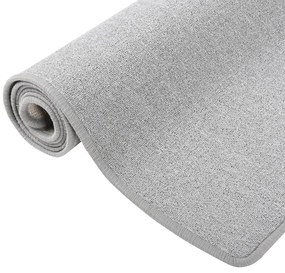 vidaXL Χαλί Διάδρομος Ανοιχτό Γκρι 50 x 250 εκ.