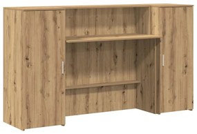 vidaXL Γραφείο υποδοχής 180x50x103,5 εκ. Επεξεργασμένο Ξύλο