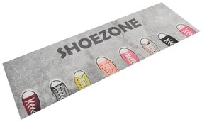 Χαλί Κουζίνας Πλενόμενο Επιγραφή Shoezone 60x180 εκ. Βελούδινο - Πολύχρωμο