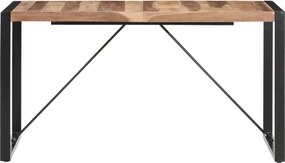 vidaXL Τραπεζαρία 140 x 70 x 75 εκ. από Μασίφ Ξύλο