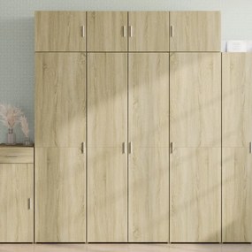 vidaXL Ντουλάπι Sonoma Δρυς 80x42,5x185 εκ. από Επεξεργασμένο Ξύλο