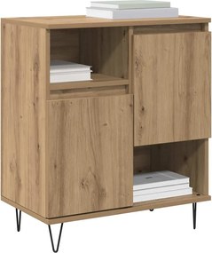 vidaXL Πλαϊνό γραφείο 3 pcs Artisan Oak 60 x 35 x 70 cm