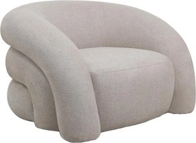 Πολυθρόνα Lexy κρεμ ύφασμα 99x88x62εκ 100x89.5x60 εκ.