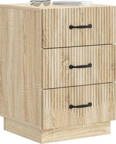 vidaXL Κομοδίνο Sonoma Δρυς 43 x 41 x 63,5 εκ. Επεξεργασμένο Ξύλο