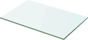vidaXL Ράφια Πάνελ 2 τεμ. Διάφανα 50 x 25 εκ. Γυάλινα