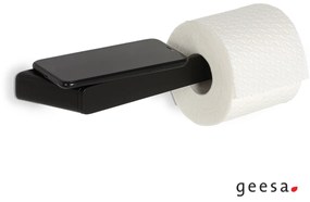 Χαρτοθήκη με Εταζέρα Geesa Shift Matt Black 9924-400