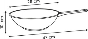 Ανοξείδωτο Wok (28εκ.) F-V Brilliance 209658