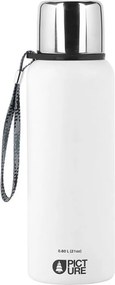 Μπουκάλι νερού Picture ACC121-A Λευκό Φυσικό Χάλυβας