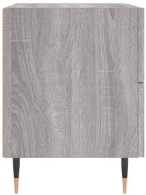 vidaXL Κομοδίνο Γκρι Sonoma 40 x 35 x 47,5 εκ. από Επεξεργασμένο Ξύλο