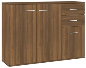 vidaXL Μπουφές Καφέ Δρυς 105 x 30 x 75 εκ. από Επεξεργασμένο Ξύλο