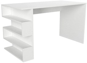 Γραφείο ArteLibre CLEORA Λευκό Μοριοσανίδα/Μελαμίνη 120x60x74cm-14410271