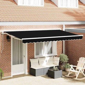 vidaXL Σκηνίτσα Αναδιπλούμενη Μαύρο 400x200 cm ύφασμα