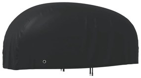 vidaXL Κουκούλα Μηχανής Μαύρη 245x105x125 εκ. Ύφασμα Oxford 210D