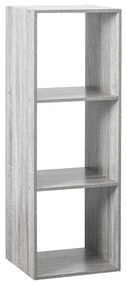 Βιβλιοθήκη Δαπέδου 3 Θέσεων (34.5x32x100.9) F-V Mix N' Modul Grey 138907A
