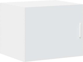 vidaXL Ντουλάπι Αποθήκευσης Στενό Λευκό 50x42,5x225 εκ. Επεξεργ. Ξύλο