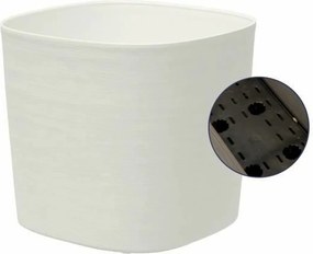 Αυτοποτιστικη Γλάστρα Garden ID Λευκό 25 x 25 cm