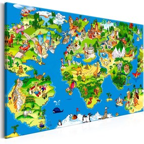 Πίνακας - Children's Map (1 Part) Wide 120x80