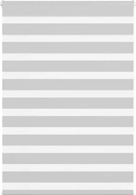 vidaXL Ζέβρα τυφλή Ανοιχτό Γκρι Πλάτος υφάσματος 95,9 εκ. Πολυεστέρας
