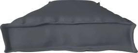 vidaXL Μαξιλάρι παλέτας Ανθρακί 180 x 40 x 8 εκ. Ύφασμα Όξφορντ