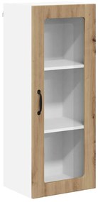 vidaXL Ραφιέρα τοίχου LUCCA Artisan Δρυς 40 x 31 x 100 εκ.
