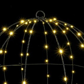 vidaXL Χριστουγεννιάτικη Φινάλε Φωτιστικό 160 LED Θερμό λευκό