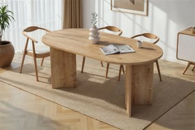Τραπέζι Τραπεζαρίας Sapphire Δρυς OTAN 180x90x75