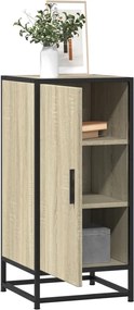 vidaXL Συρταριέρα Sonoma Δρυς 35,5x35x76 εκ. Επεξ. Ξύλο + Μέταλλο