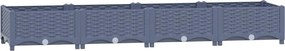 vidaXL Ζαρντινιέρα 160 x 40 x 23 εκ. από Πολυπροπυλένιο