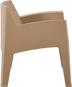 ΠΟΛΥΘΡΟΝΑ ΠΟΛΥΠΡΟΠΥΛΕΝΙΟΥ LOUNGE SLEEK HM6365.03 CAPPUCCINO 62x68x73Υεκ.