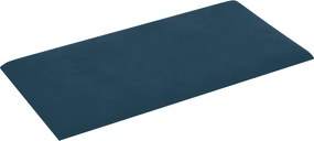 vidaXL Κεφαλάρι Τοίχου 12 pcs Μπλε Βελούδο