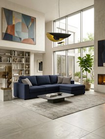 Γωνιακός καναπές Lina plus-Mple Special-265 x 170 εκ.-Αριστερή