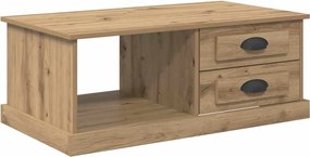 vidaXL Τραπεζάκι σαλονιού Artisan Oak 90 x 50 x 35 cm