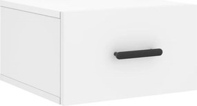 vidaXL Κομοδίνα Επιτοίχια 2 τεμ. Λευκά 35x35x20 εκ.