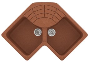 Sanitec Classic 310 Granite Terracota Νεροχύτης