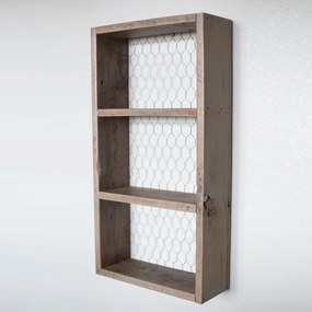 Ράφι Τοίχου Καρυδί NAGRAPU 30x9x60