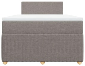 ΚΡΕΒΑΤΙ BOXSPRING ΜΕ ΣΤΡΩΜΑ TAUPE 120X200 ΕΚ. ΥΦΑΣΜΑΤΙΝΟ 3287420