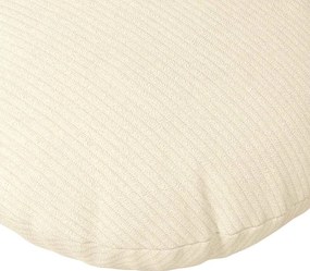 vidaXL Μαξιλάρια καθισμάτων 2 pcs Κρεμ Ø50 x 19 εκ