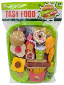 Παιδικό σετ Fast Food - 24pcs - 6629-1