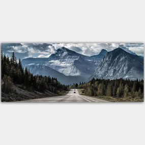 Πίνακας Καμβάς 451ERN1629 120x50cm Multi Wallity Οριζόντιοι Ξύλο, Καμβάς