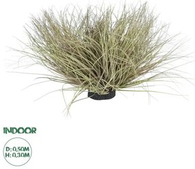 Artificial Garden GRASS BUSH PLANT 21167 Τεχνητό Διακοσμητικό Φυτό Θάμνος Grass Π50cm Y30cm Globostar 21167