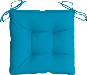 vidaXL Μαξιλάρια Παλέτας 4 τεμ. Αν. Μπλε 50 x 50 x 7 εκ. Υφασμάτινα