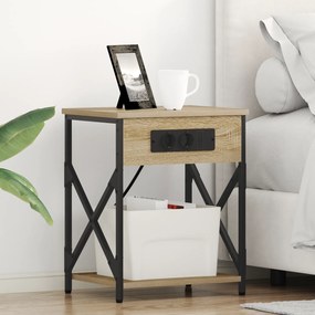 vidaXL Κομοδίνο Sonoma Δρυς 41 x 31 x 51 εκ. Επεξεργασμένο ξύλο