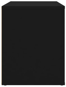 vidaXL Κομοδίνο Μαύρο 60 x 36 x 45 εκ. από Επεξεργασμένο Ξύλο