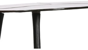Βοηθητικό Τραπέζι DKD Home Decor Μαύρο Χρυσό Αλουμίνιο Ορείχαλκος 78 x 45 x 40 cm (x2)