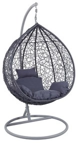 NEST12 ΑΝΘΡΑΚΙ 103Χ117/Φ102Χ200εκ. ΜΕΤΑΛΛΙΚΗ