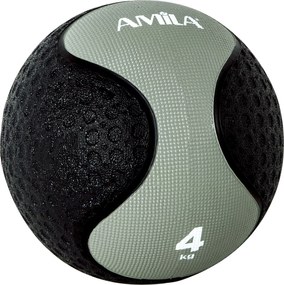 Amila Μπαλα Medicine Ball Rubber 4Kg (90704)